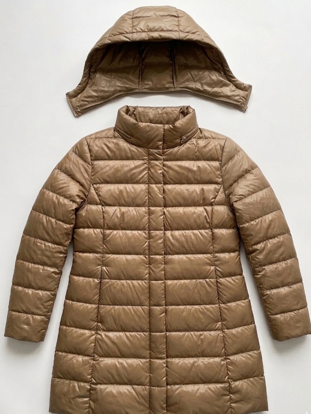 G2000 Woman Essential Bronze Gold Puffer Coat Singapore Brand 34 (US XS)
